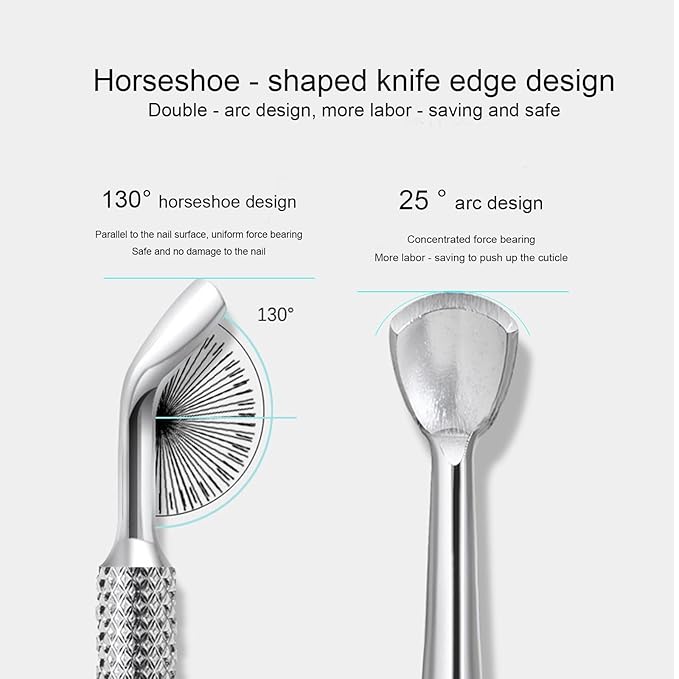 3 Pieces Silver Stainless Steel Double-End Nail Cuticle Pusher Nail Art Pre-Treatment Cuticle Remover Tool With 10 Sheets Sandpaper Dead Skin Removal Nail Cuticle Remover Trimmer Pen