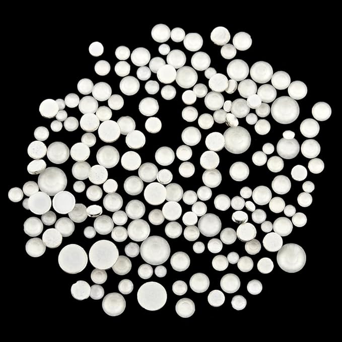 Blinginbox Flatback Glass Rhinestones,Bedazzler Gems 2880pcs Non Hotfix Crystal Rhinestones for Nail Charms Crafts Clothes Tumblers,White Neon,Mixed SS6-20 of 0.07-0.18in