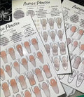 Acrylic Nail Practice Sheet reusable Nail Art training mat Gel Nail sculpting French Tip stencil Nail design worksheet Nail tech training,learn how to do, poly gel X,ombre nails,acrylic Nail art (4)