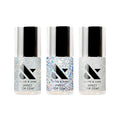 Olive & June Top Coat Effects Trio | Includes 3 Long Lasting Special Effect Top Coats (Celestial, Pixie, Stardust) | Gel-Like Shine, Sparkly Finish | No Lamp Needed | Vegan, Cruelty-Free