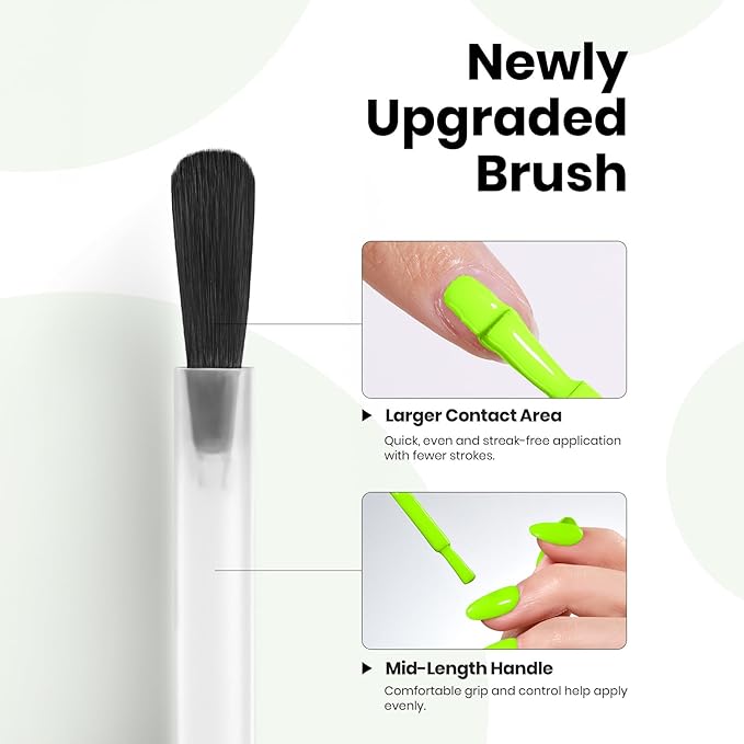 Beetles Neon Green Gel Nail Polish - NeonTide 15ML/0.51Fl Oz, Hema Free Neon Gel Nail Polish, Same Color Same Bottle, Soak Off UV LED Lamp Spring Summer Nails Art, Manicure Salon DIY Neon Nails