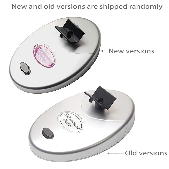Laza Nail Lacquer Shaker Nails Gel Polish Varnish Adjustable Bottle Shaking Machine Shake Evenly Tools for Nails Art - Sliver