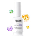 GELLEN Nail Primer and Dehydrator, 3-in-1 Acid-free Nourishing Nail Prep for Gel & Acrylic Nails, Gentle with Squalane VE Promote Health, 15ML 3s Air Dry Dehydrate Long-lasting Nails Art Supplies