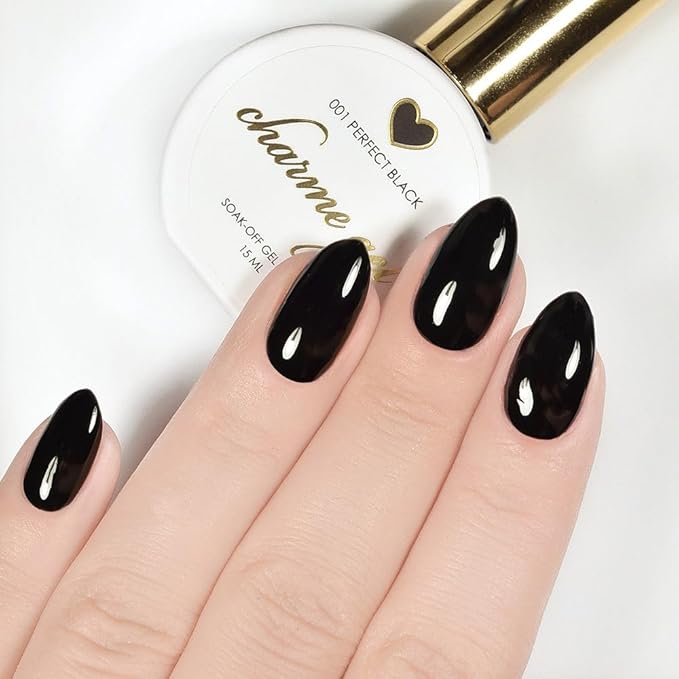 Daily Charme Charme Gel Nail Polish Black & White Duo Bundle 15ml/bottle Soak Off UV/LED Gel Nail Polish Home DIY/Nail Salon Manicure