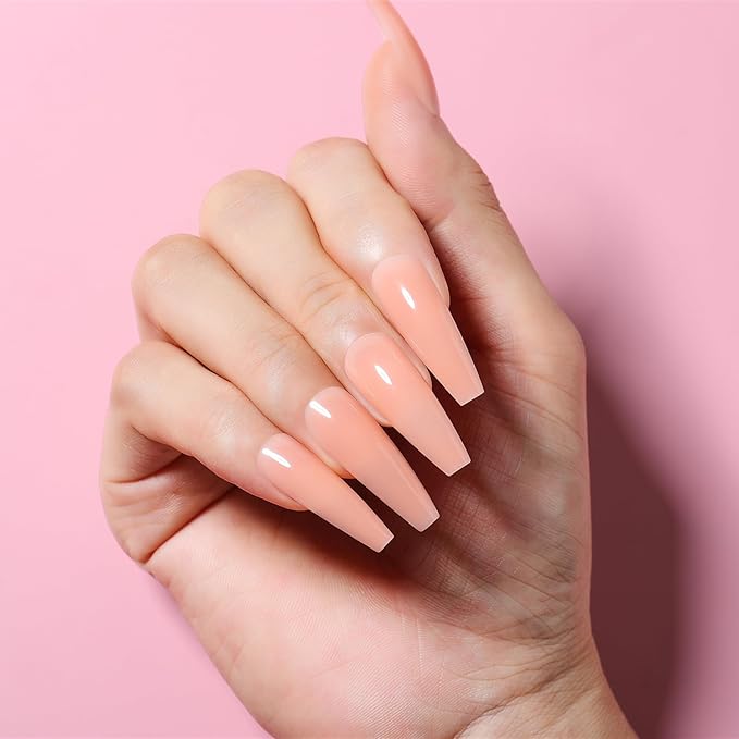 AIMEILI Poly Nail Extension Gel Builder - NAIL GEL HEMA FREE POLY NAIL ENHANCEMENT - DIY Nail Art Design Salon At Home Gift for Women - 061