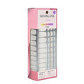 Dashing Diva Gloss Nail Strips 5-in-1 Kit - Best of Blancs - UV Free, Chip Resistant, Long Lasting Gel Nail Stickers - Contains 110 wraps, 5 prep pads, 2 nail files