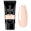 ROSALIND Nude Poly Extension Gel, 60ml Hot Poly Nail Gel for Nail Art Decoration,Builder Nude Gel Nails Thickening Extension Easy to DIY Use at Home Need UV Lamp