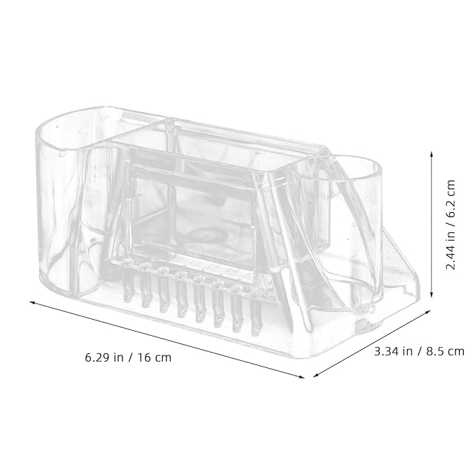 Nail Drill Holder, Mini Nail Drill Machine Storage Box Nail Art Polishing Grinding Drill Bit Holder Display Storage Box Nail Drill Grinding Bit Case Organizer