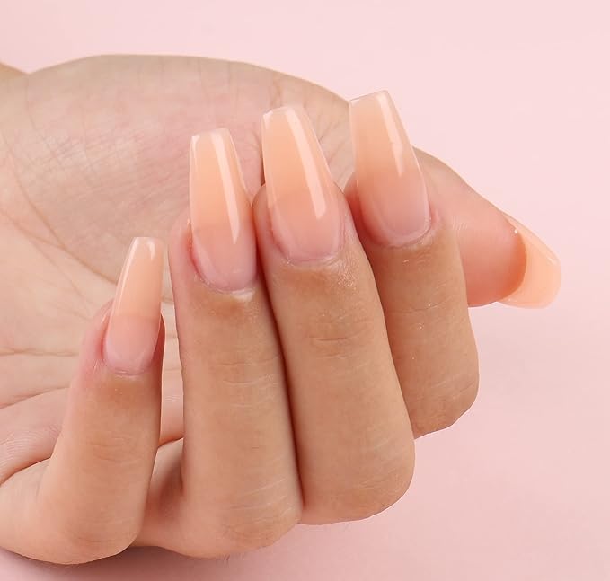AIMEILI Builder Base Sheer Color Gel, Hema Free, Cruelty Free, Vegan, No Need Slip Solution, Soak Off Gel Nail Polish 6pcs X 10ml - Kit Set 34