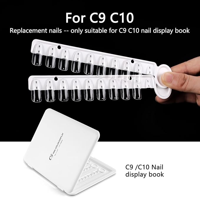 14 Pcs Replacement Detachable Nail Fixed Plates for C9 C10 Nail Color Display Swatch Book