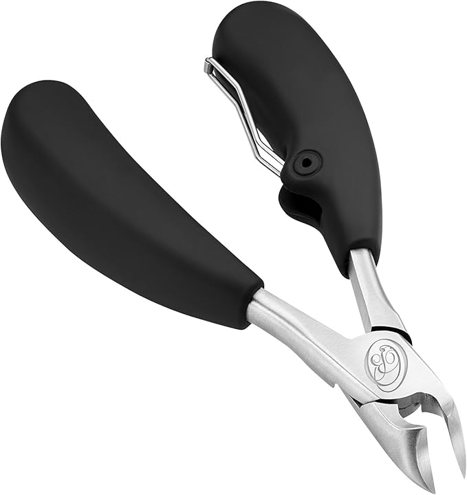 Podiatrist Toenail Clippers, Professional Pedicure Clippers for Thick and ingrown toenails, Perfect for Men and Seniors. with a Super Sharp Curved Blade, These Clippers Make an Ideal Grooming Tool.