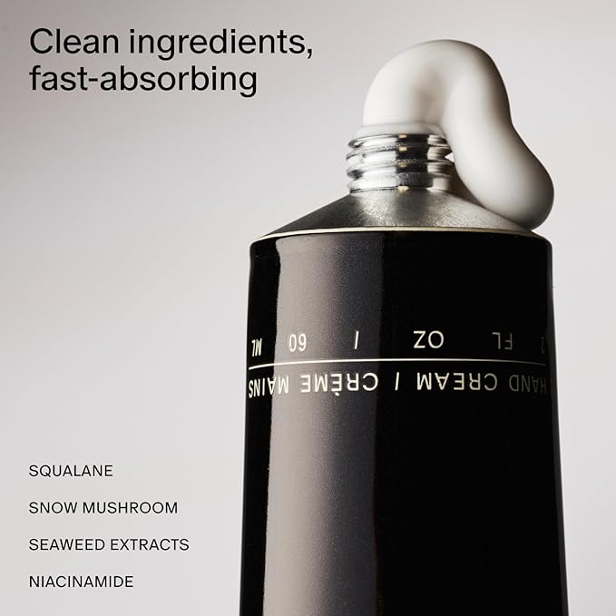 Salt & Stone Hand Cream for Women & Men | Black Rose & Oud | Hydrates, Nourishes & Softens Skin | Restores Dry Cracked Hands | Fast-Absorbing | Cruelty-Free & Vegan (2 fl oz)