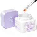 SAVILAND SSProX Ultra Hard Builder Nail Gel: 120 g Clear Plant-Based Hard Gel for Nails Mica Vitamin E Castor Oil U V 3D Nail Extension Gel Strengthening & Thickening DIY Home Use