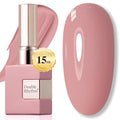 Double Rhythm 0.5Oz Gel Polish Pure Sheer Same Color Same Bottle Soak Off 15ML Gel Polish Manicure Salon Nail Art DIY at Home for Women (Soft Pink-A1088)