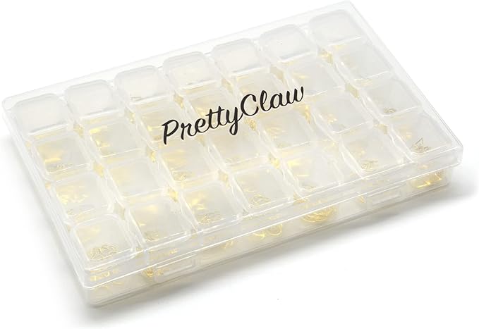 PrettyClaw Nail Art Set 28 Styles Nail Charms (1000+ Pieces) (Set #3)
