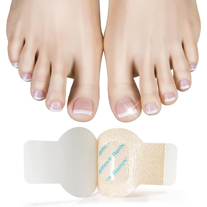 Nail Patches for Toenails & Fingernails – 63Pcs Parches para uñas con hongos, 8-Hour Fungus Nail Care Repair Stickers for Damaged Nails, for Extra Strengthening, Safe for Sensitive Skin