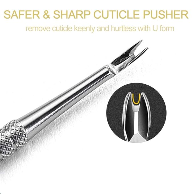 Manicure Tools Pedicure Tools-Multi-Function Double End Nail Lifter, Ingrown Toenail Tool, Callus Remover and Trimmer Cutters Nail Tools with 100% Stainless Steel with Non-Slip Handle