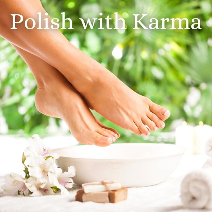 Karma Organic Nail Polish Remover with Soybean Oil and Tea Tree Oil- Non Toxic, Vegan, Cruelty Free, Acetone Free – Nails Strengthener for Fingernails – 12 fl. Oz. (3 Pack)
