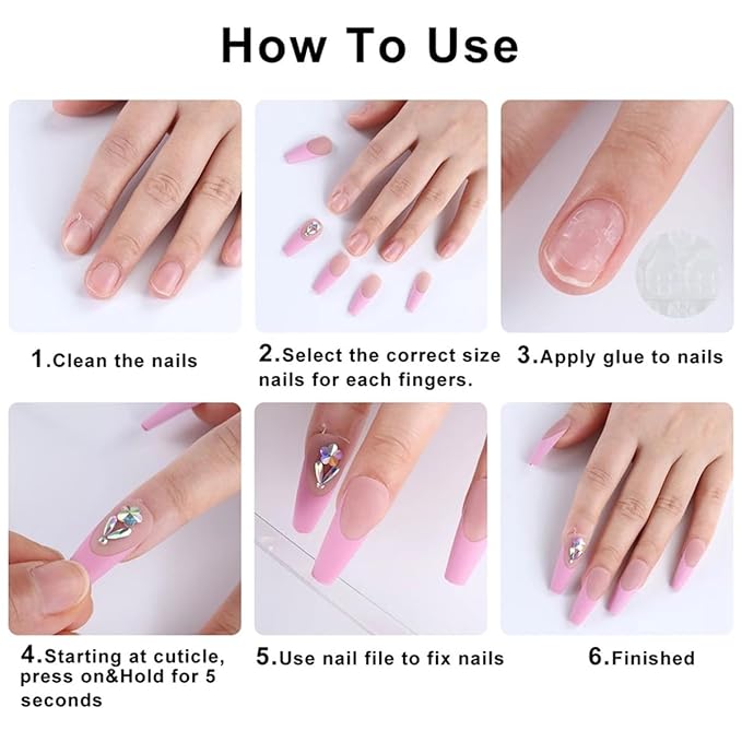 24pcs Almond Press On Nails - Medium Gothic Anime Design, Black & White, Full Cover, Glossy, Reusable DIY Nails for Women's Manicure