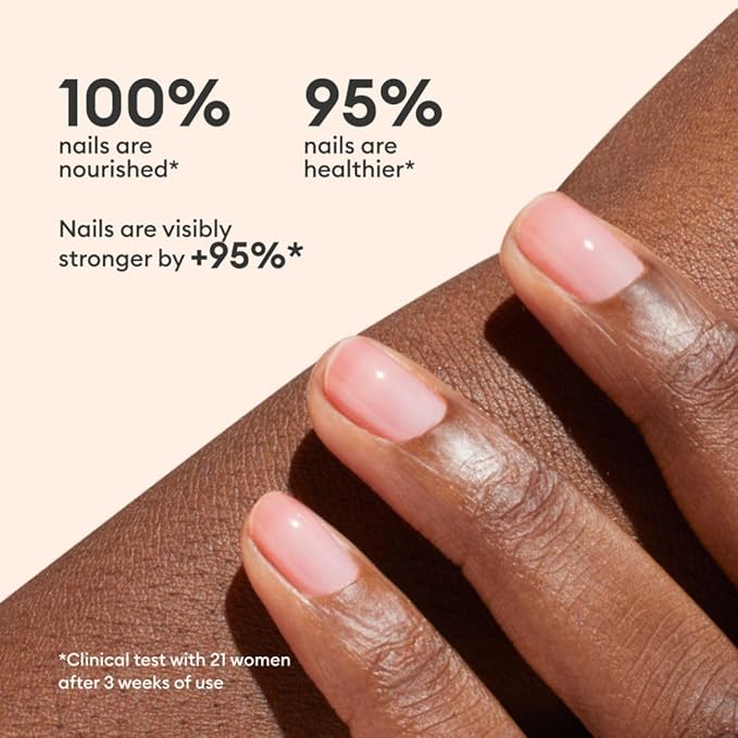Manucurist Active Glow Raspberry Nail Polish & Care - Ultra-Glowy 2 in 1 Nail Concealer & Care - Plant-Based Ingredients: Sweet Almond Oil, Raspberry - Gifts for Women - Gifts for Her