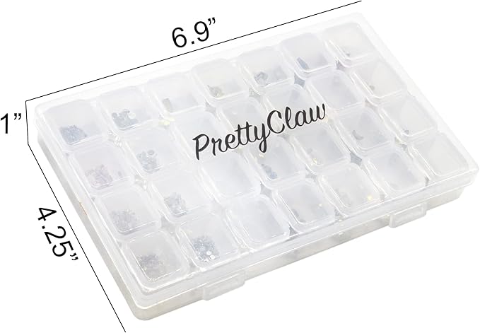 PrettyClaw Nail Art Set 28 Styles Nail Charms (1000+ Pieces) (Set #8)