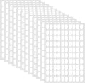 1200 Pcs False Tip Double Sided Adhesive Tapes for Nail Art Display, Clear Nails Adhesive Tabs, Press on Fingernail Stickers,Pre-Cut Strips for Nail Art Holder and Display Book