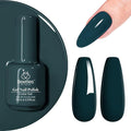 Beetles Dark Teal Gel Nail Polish Gel Polish 15ml Aegean Dark Navy Blue Jewel Tone Nail Art Manicure Salon DIY Decoration at Home Soak Off Uv Lamp Cured Gift for Women