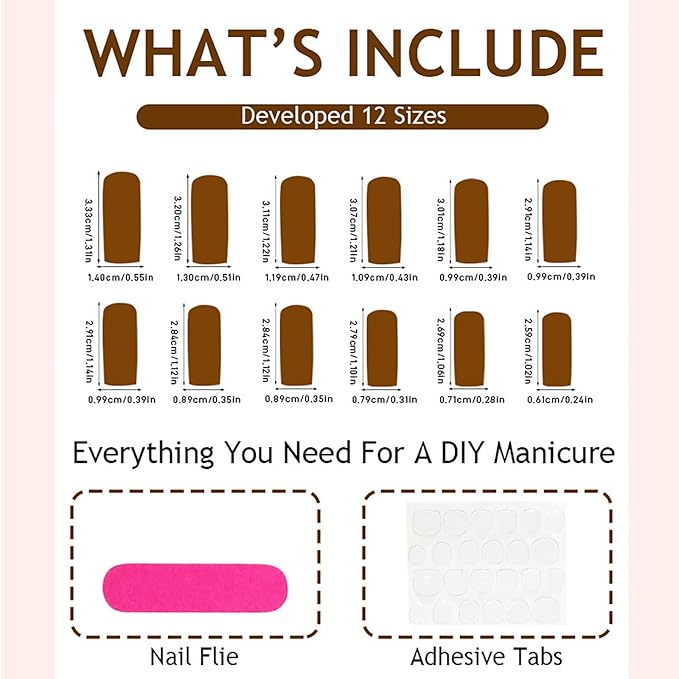 Black Press on Nails Long Square Press on False Nails Full Cover Fake Nails Glue on Nail with Design Nails Rhinestones Acrylic Glossy Stick on Nail for Women (French Tip Black)