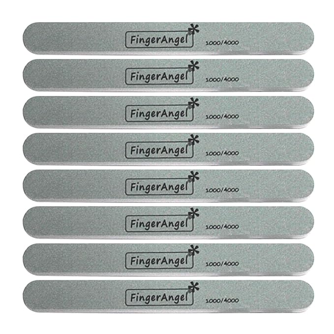 20PCS Nail File Polisher Smooth and Shiny Nail Buffer for Natural Nails Cushion Nail File 1000 and 4000 Grit