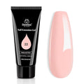 Beetles Poly Extension Gel - 60g Natural Pink Builder Nail Gel for Trendy Nail Art Design - Salon & DIY at Home, UV & LED Lamp Needed, Gift for Women