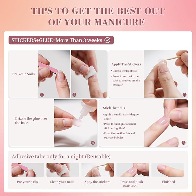 Fall Short Press on Nails Square, White and gold Fake Nails, Delicate Gold Foil Flower Designs, with a Few Nude Nails Featuring, Glossy Finish Acrylic Nails, Reusable Glue on Nails Kit