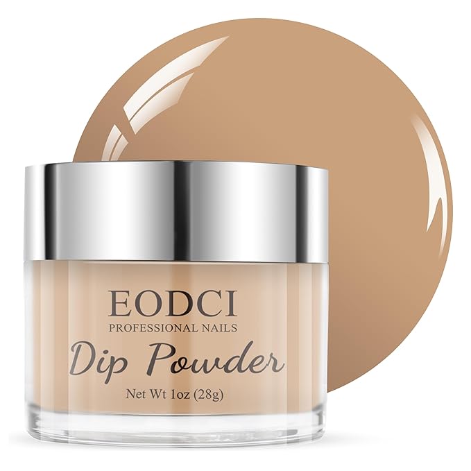 Dip Powder, Nude Color Dipping Powder French Nail Art Starter Manicure Salon DIY at Home, Odor-Free and Long-Lasting, No Needed Nail Lamp Curing, 1 Oz