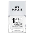 Nails Inc It's Topless Gel-Like Nail Polish, 4-in-1 Base Coat, Treatment, Color & Top Coat, Long Lasting, Strong, Chip Free Nails, Glossy Salon Quality Manicure, Air Dry Nail Polish, Reese, 0.47 Fl Oz