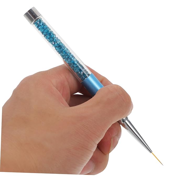 Hemoton 10pcs Nail Art Drawing Pens Fine Detail Manicure Tools for Nail Designs and Easy to Use for Home Salon Artistry