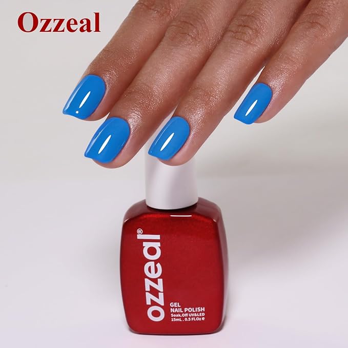 Gel Polish, 0.5 Fl Oz Royal Blue Nail Gel Polish Spring Summer Art Starter Manicure Salon DIY Soak off UV LED Design