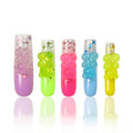 LOVFUL Press on Nails Sweet Wonderland| Handmade with Full Covered Crystals| Reusable Fake Nails| Square Mid length 1.7in| H130-M