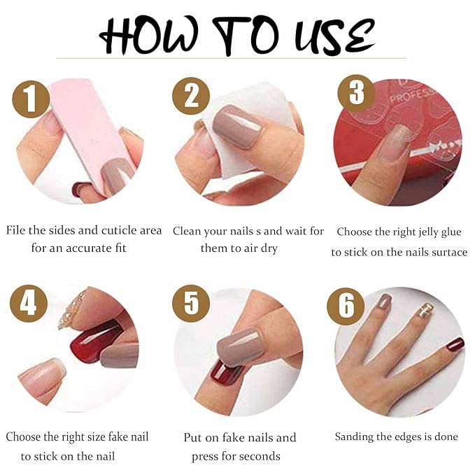 French Press on Nails Pink Fake Acrylic Long Nails Square Flower Full Cover Fake Nails for Women and Girls 24PCS