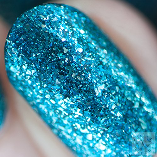 ILNP Time In A Bottle - Vivid Blue Holographic Nail Polish