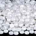 Blinginbox Flatback Rhinestones Round Gems, 1440pcs Luminous Series Glass Stones Neon Gems Non Hotfix Crystal Rhinestones for Nail Charms Crafts Clothes Tumblers,White Neon,SS16.
