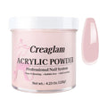 Acrylic Powder 120g 4.23oz No Lamp Needed for Nail Extensions, Bubble Free Formula Acrylic Nail Powder for 3D Art Sculpting Tips, Long Lasting Salon Quality Manicure
