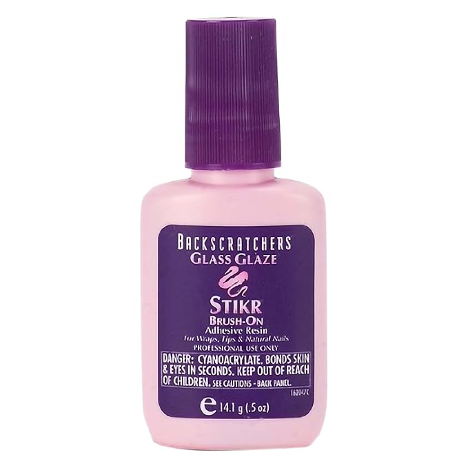 Backscratchers Extreme Glass Glaze Stikr Brush-On, 0.5 Fluid Ounce