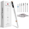MelodySusie Pen-Shaped Ultra-Slim Cordless Nail Drill, PM170F 30000RPM Portable Rechargeable Electric File with LED Display for All Manicure, Nail Care, Shaping & Gel Removal for Advanced Home Use
