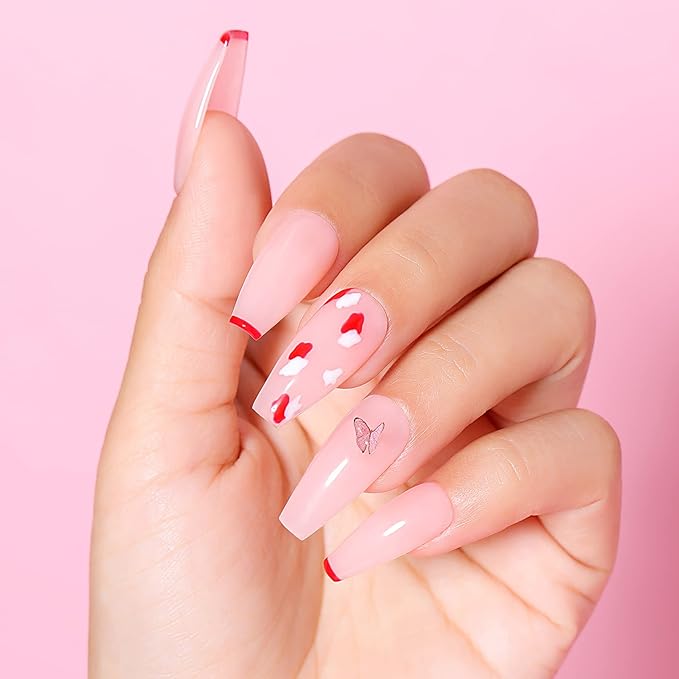 AIMEILI 5 in 1 Builder Nail Gel, Hema Free， Cruelty Free, Vegan, Soak Off Strengthener Gel Nude Hard Gel 10ML-152