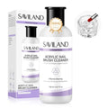 SAVILAND Advanced Acrylic Brush Cleaner: 3-Minute Deep Clean & Conditioning Liquid, Plant-Based Cleaner Conditioner Preserver Restorer for Acrylic Nail Brushes, Home DIY & Salon Use, 5 OZ