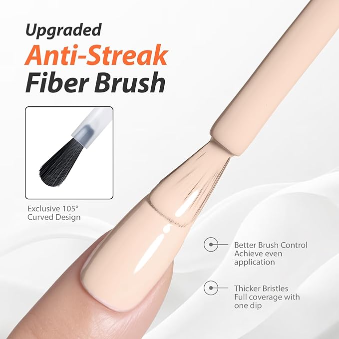 Makartt Ultra-Pigmented Gel Nail Polish Nude 15ml, One N'Done Nude Gel Polish One-Coat Soak Off High-Gloss Ceramic Shine, Salon-Grade UV Nail Art Manicure DIY Salon Home - Stay Neutral