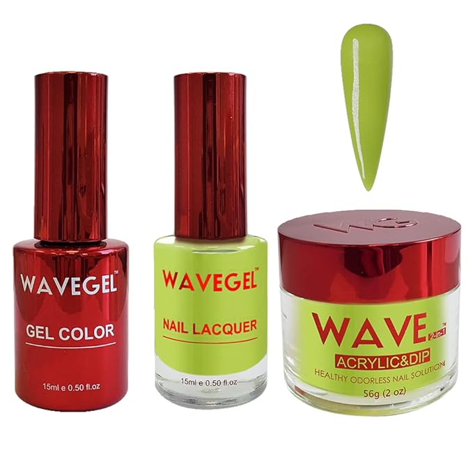 WAVEGEL Soak-Off Gel, Nail Lacquer & Acrylic/Dip Powder Matching Set - Queen Collection - #096 Pharaoh