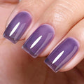 Imtiti Midnight Blue Jelly Gel Nail Polish, Sheer Translucent UV Gel Polish for Nail Art Soak off UV Led 10ML