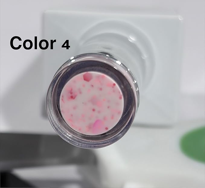 Vanzeig's Tutti-Frutti UV Gel Nail Polish Base | Milky Candy-Dipped | Durable Rubber Base Gel for Press-ons & Natural Nails | 15 ml (04)