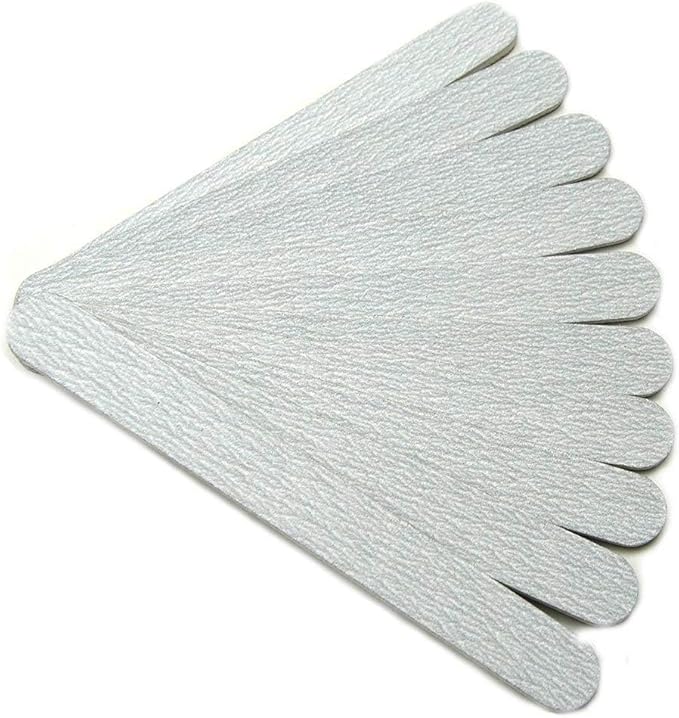 Karlash Professional Double Sided Emery Board 7" Zebra Nail File 100/100 50pcs