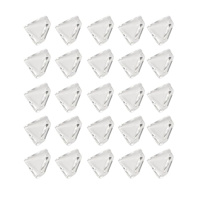 Glass Nail Polish Color Card,50PCS Crystal Nail Art Color Display Tips Transparent Nail Practice Card Design for Beauty Salon